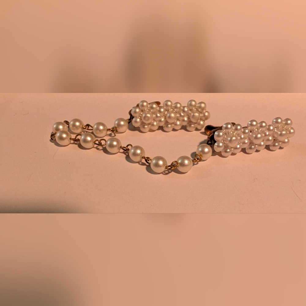 Faux Pearl Sweater Clip